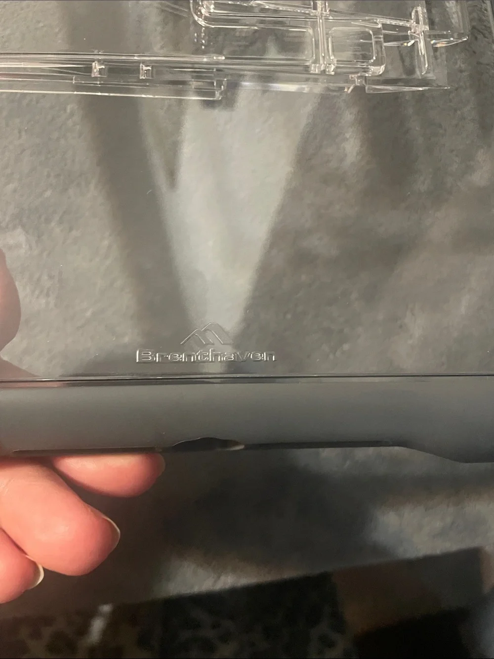 Logitech Clear Back Tablet Case with Gray Bumper